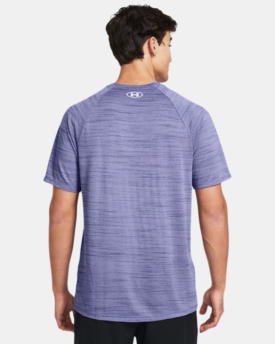 Camiseta de manga corta UA Tech™ 2.0 Tiger para hombre, Purple, pdpMainDesktop image number 1